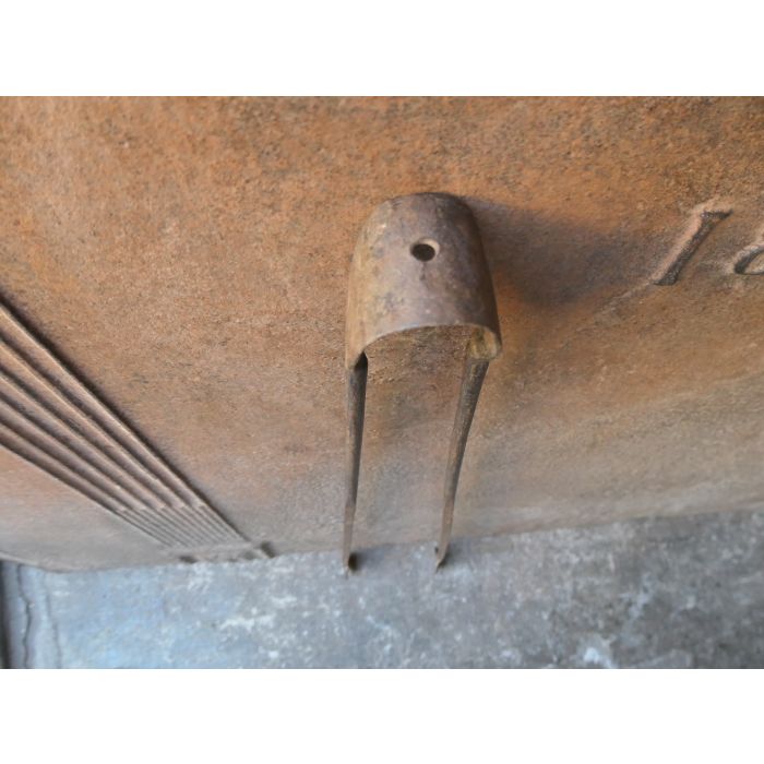 Antike Französische Kaminzange aus Schmiedeeisen 