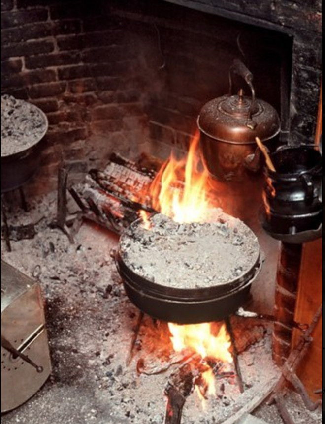 Dutch Oven im Kamin